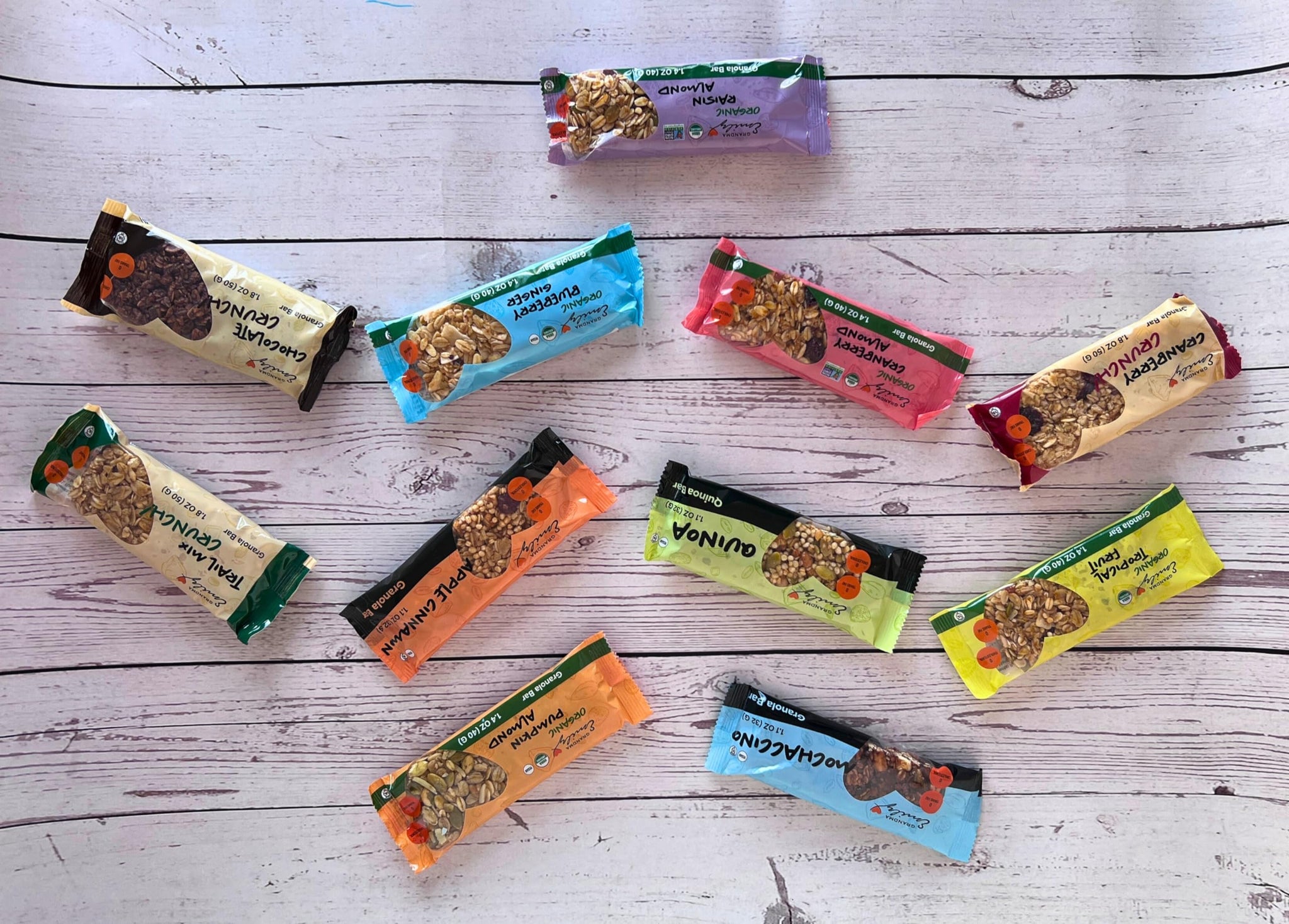 Grandma Emily Crunch Chocolate Granola Bars, Pack of 6