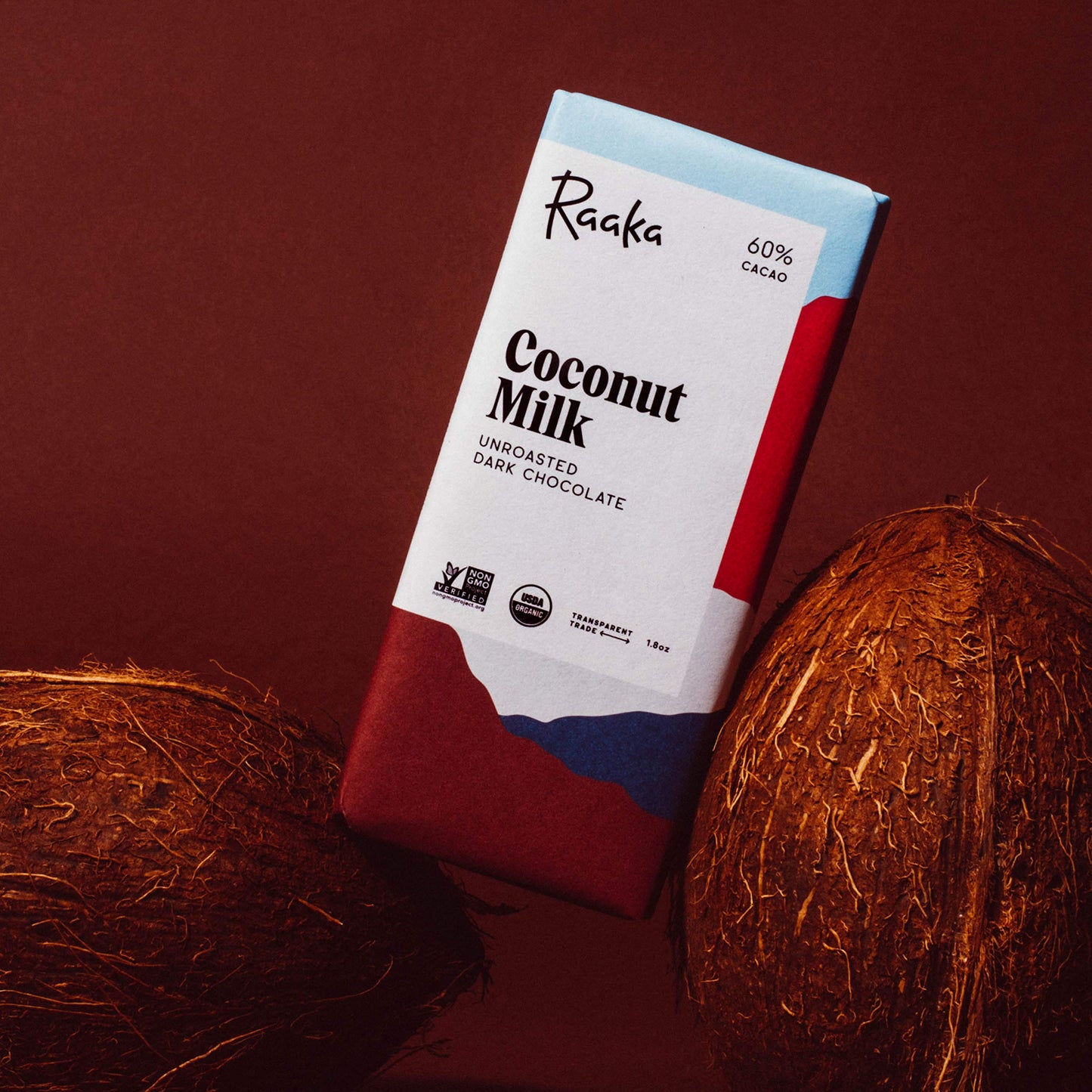 Raaka Chocolate Dairy-Free Pack | Gourmet Bean-to-Bar Dark Chocolate | Organic, Kosher, Vegan, Gluten-Free | Chocolate Lover’s Gift | 1.8oz Bars
