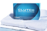 Clutch Men's Dryer Sheets, Fabric Softener for Men, 40 Count Box