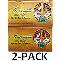 Manzanilla Té Con Miel. 25 Tea Bags. Camomile Tea with Honey. 2-PACK (50 Tea bags Total) (50 Bolsas)