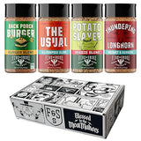 Fire & Smoke Society Burger & Fries Seasoning Variety Pack | BBQ Rubs and Seasonings for Smoking and Grilling | Father's Day Gifts for Dad, Grilling