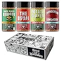 Fire & Smoke Society Burger & Fries Seasoning Variety Pack | BBQ Rubs and Seasonings for Smoking and Grilling | Father's Day Gifts for Dad, Grilling