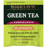 Bigelow Tea Decaffeinated Green Tea with Pomegranate Green Tea Bags, 20 Count Box (Pack of 6), Decaf Green Tea, 120 Tea Bags Total