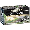 Bigelow Tea Peak Energy plus L-Theanine Black Tea, Caffeinated, 18 Total Tea Bags (Pack of 1)