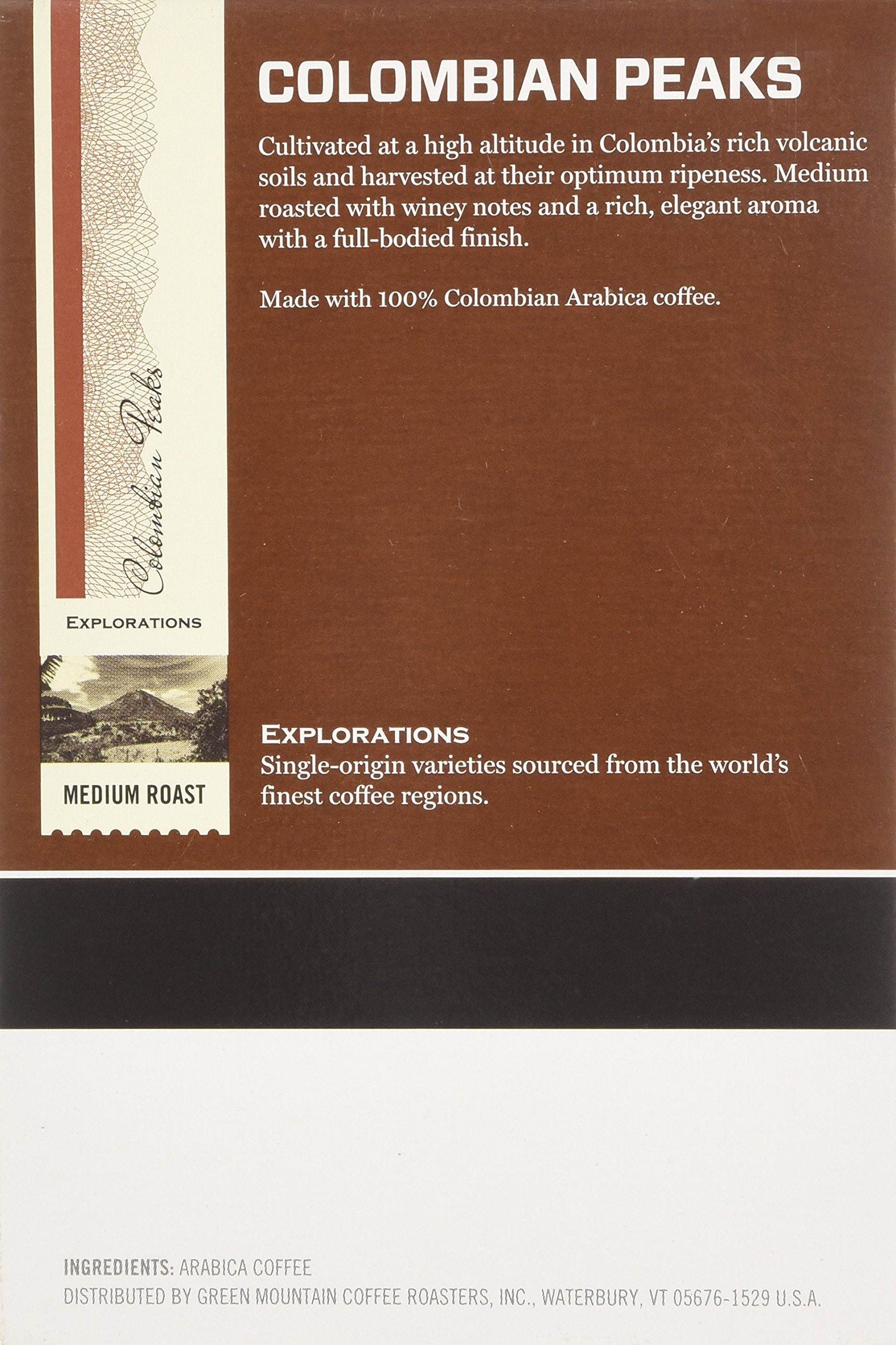 Eight O'Clock Colombian Peaks Medium Roast Coffee K-Cup Packs - 18 CT