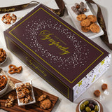 Broadway Basketeers Sympathy Gift Basket - Deluxe Gourmet Delight Condolence & Bereavement Care Package with Kosher Snacks - Thoughtful Gift for Loss