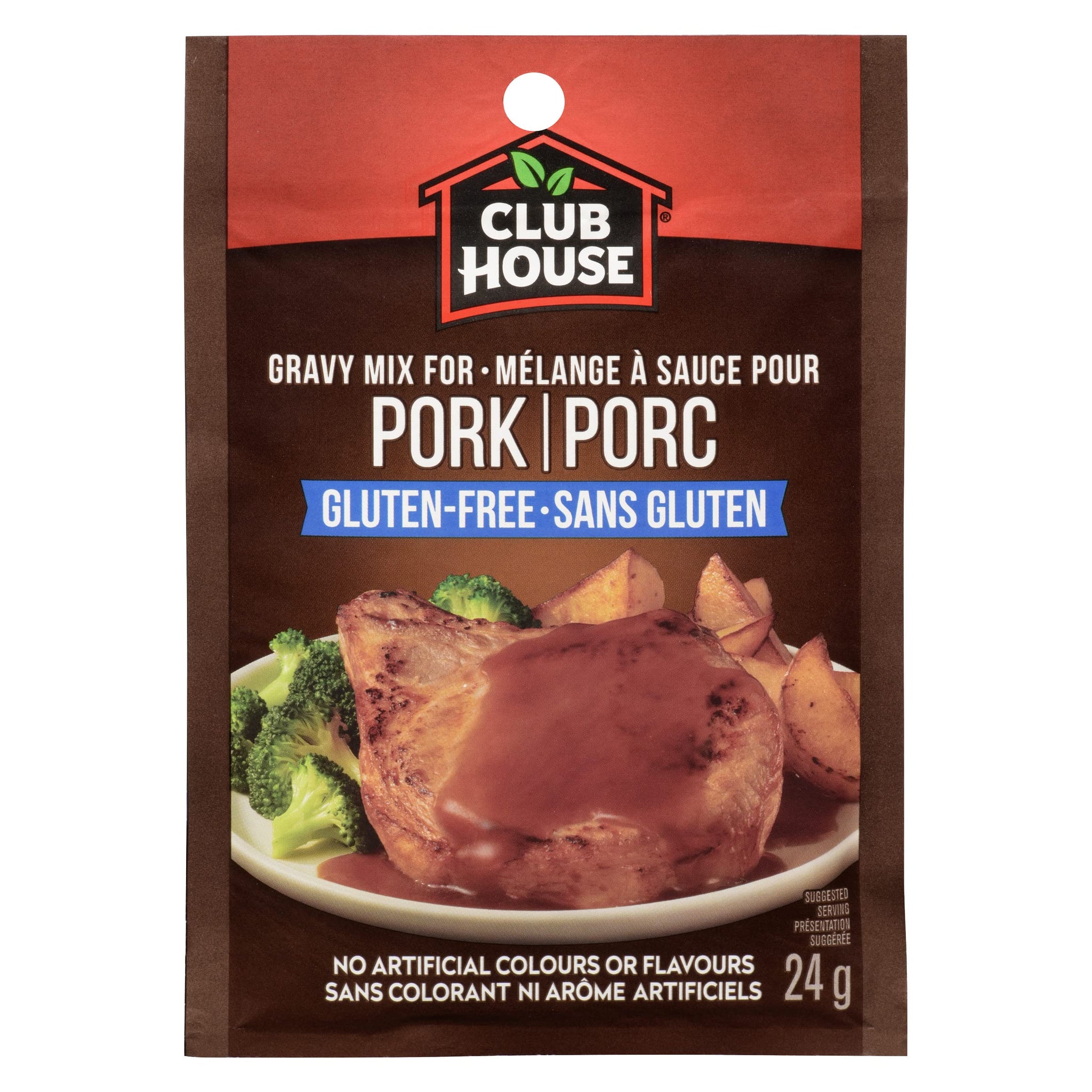 Club House Gluten-Free Pork Gravy Mix, 24g/1 oz. (Imported from Canada)