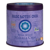 Blue Lotus Chai - Star Anise Masala Chai - Makes 100 Cups - 3 Ounce Masala Spiced Chai Powder with Organic Spices - Instant Indian Tea No Steeping