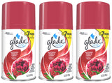 Glade Automatic Spray Refill - Blooming Peony & Cherry - Net Wt. 6.2 OZ (175 g) Per Refill Can - Pack of 3 Refill Cans