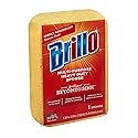 Brillo Multi-Purpose Heavy Duty Household Sponge, Strong, Long Lasting (Multi-Purpose Heavy Duty, 1 Count (Pack of 1))
