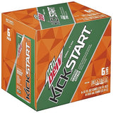 Mountain Dew Kickstart Orange Citrus, 72 fl oz (Pack Of 6)