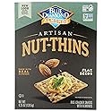 Blue Diamond Almond Artisan Nut Thins Cracker Crisps, Flax Seeds, 4.25 Ounce