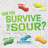 WARHEADS Lil' Worms - Sour Outside, Sweet and Chewy Inside - Black Cherry, Blue Raspberry & Green Apple Flavors - 3.5 oz. Theater Box