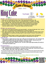 Mam Papaul's King Cake Mix 2pk