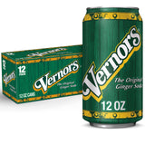 Vernors Classic Original Ginger Ale Soda Soft Drink - 3 Cases (36 Cans)