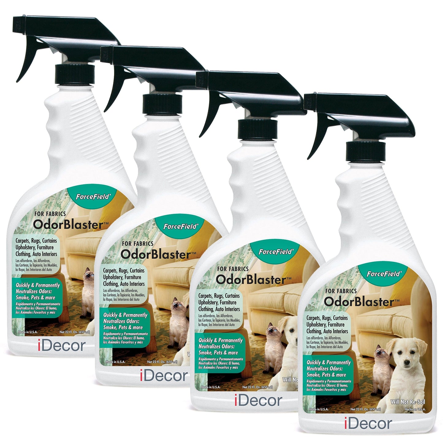 ForceField® Odor Blaster for Fabrics - 22oz (4 pack)