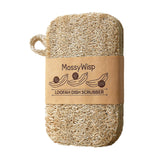 Natural Loofah Dish Sponges 3 Pack | Biodegradable & Eco Friendly Kitchen Sponges for Washing Dishes | Heavy-Duty Dishwashing Sponge | MossyWisp (3)