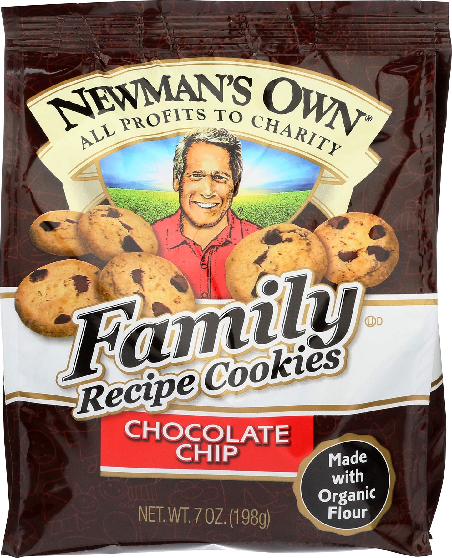 Newman's Own Family Recipe Cookies, Chocolate Chip, 7 Ounce