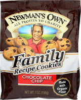 Newman's Own Family Recipe Cookies, Chocolate Chip, 7 Ounce
