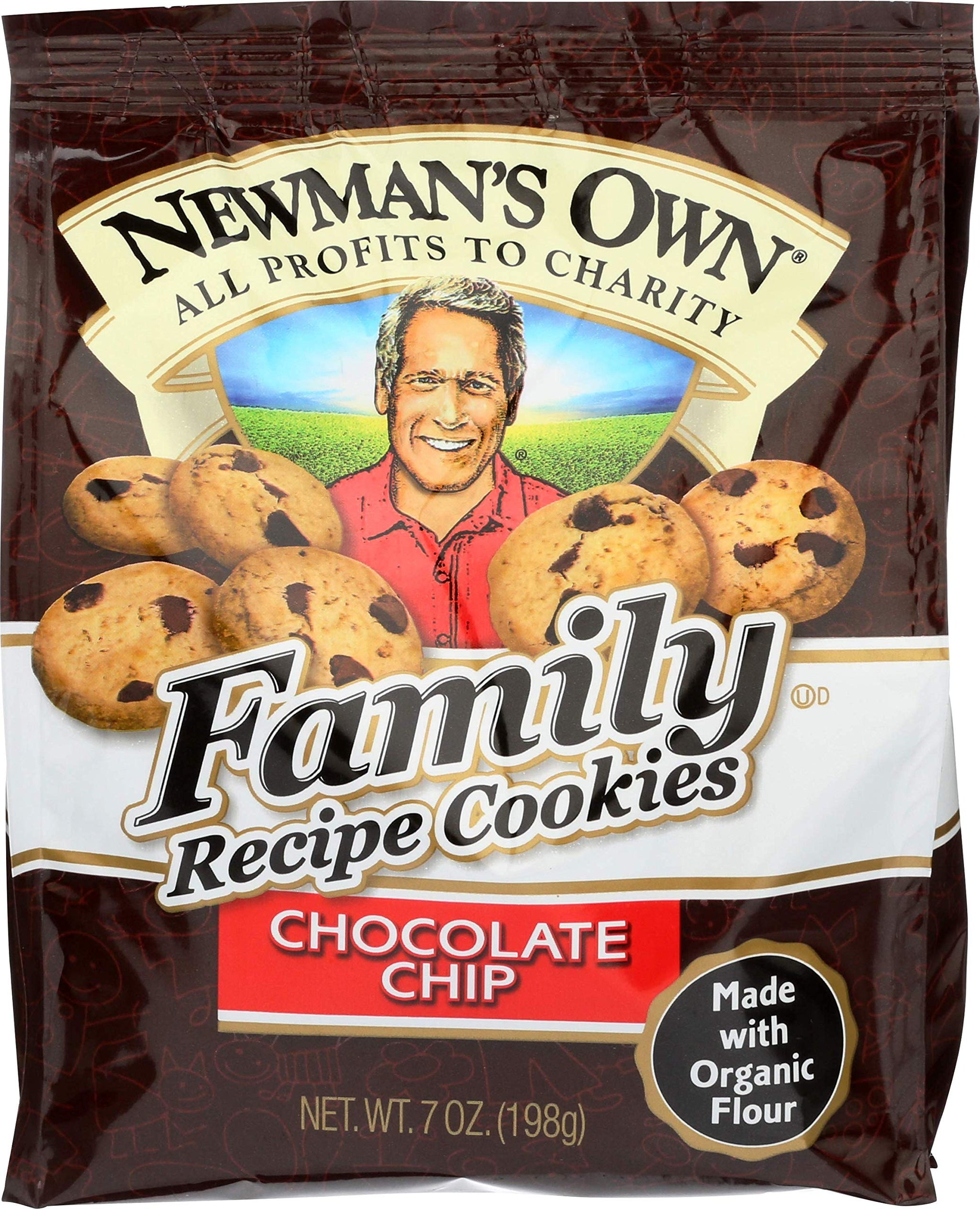Newman's Own Family Recipe Cookies, Chocolate Chip, 7 Ounce