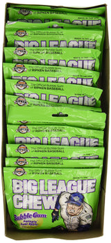Big League Chew Sour Apple, 12 Count