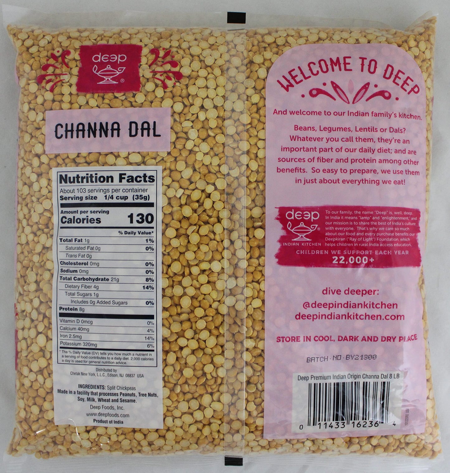 Channa Dal Premium Indian Origin (8lb)