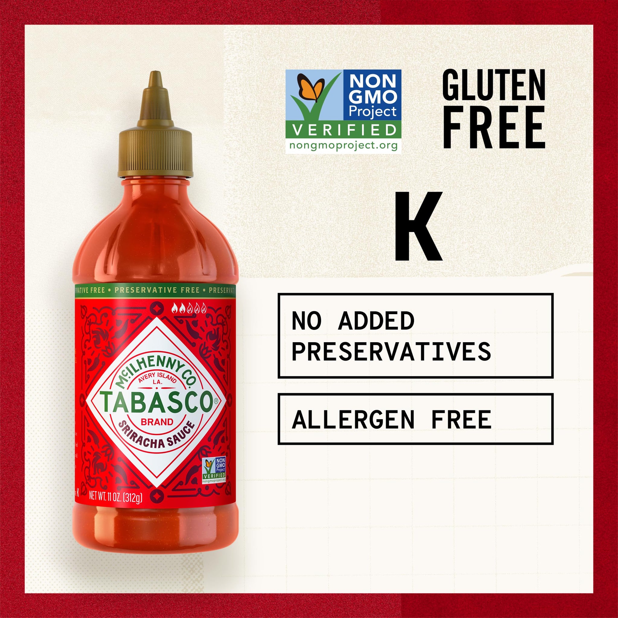 TABASCO® Brand Sriracha Sauce, 11 oz