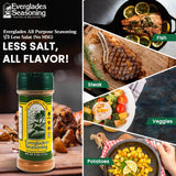 Everglades All Purpose Seasoning - 1/3 Less Salt Southern Blend - 4 oz