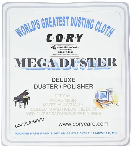 Mega-Duster. The World's Greatest Dusting Cloth For Pianos
