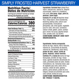 Simply Pop-Tarts, Toaster Pastries, Frosted Harvest Strawberry, Non-GMO Project Verified, 13.5oz Box (8 Count)