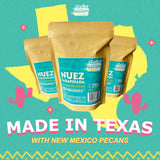 Nuez Garapiñada | Caramelized Pecans - Crunchy Mexican-Style Candied Pecans with a Hint of Vanilla (8oz Bag)