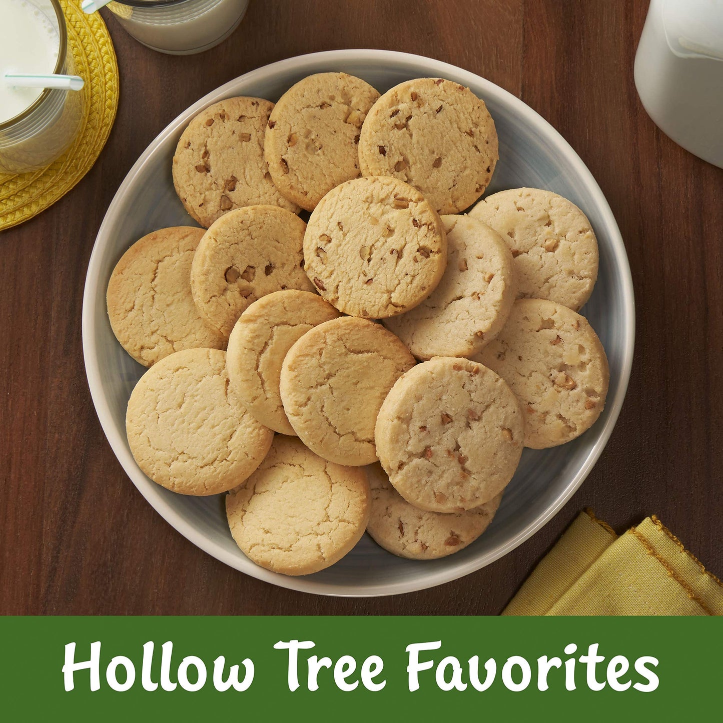 Keebler Sandies Cookies, Pecan Shortbread, Family Size, 17.2 oz Tray