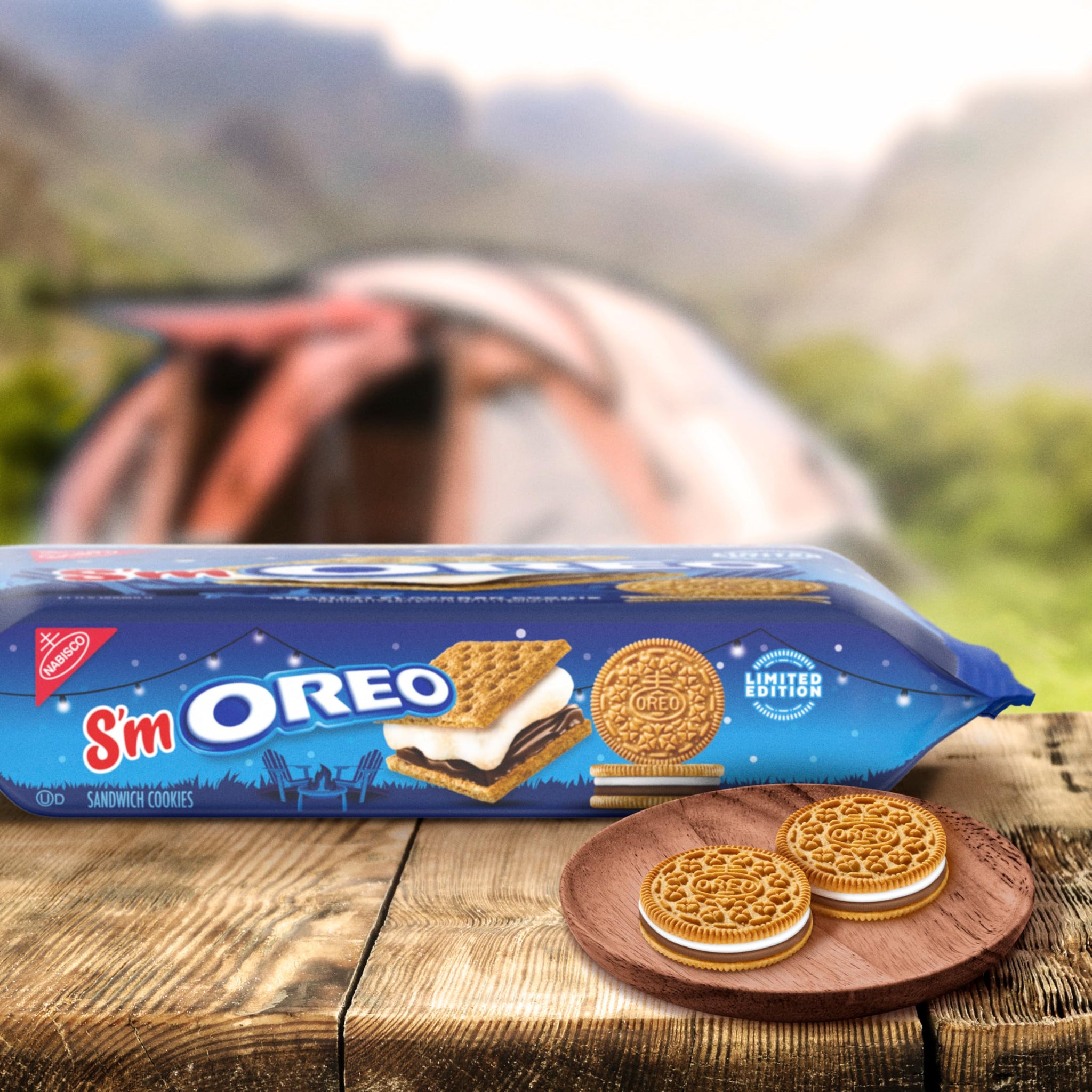 OREO S'mOREO Sandwich Cookies, Limited Edition, 10.68 oz