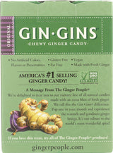 The Ginger People Original Gin Gins Chewy Ginger Candy - 4.5 oz