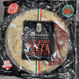 Gino Bambino Sourdough Pizza Starter Kit, Hand Stretched Stone Baked, 3 Crusts with Sauce, 45.72 oz