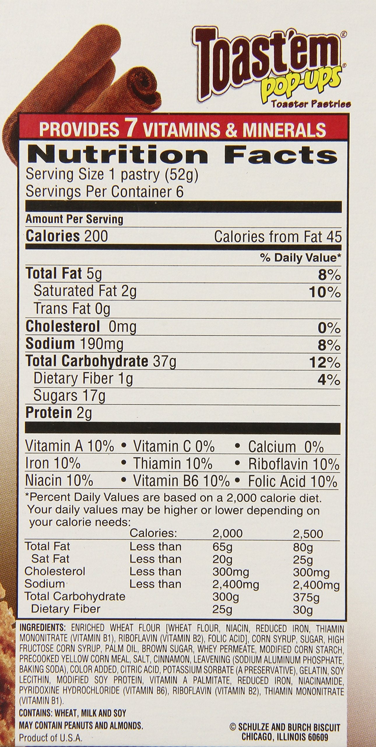 Toast'em Pastry Tart, Frosted Brown Sugar Cinnamon, 11 Ounce