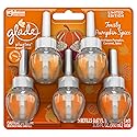 Glade PlugIns Scented Oil Air Freshener Refill 5 CT | Toasty Pumpkin Spice Scent - 0.67 Ounce Each | 3.35 FL. OZ. Total - Limited Edition