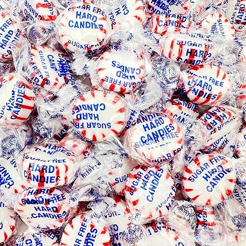 Sugar-Free Starlight Mints | 1-Pound Pack | Peppermint Hard Candy