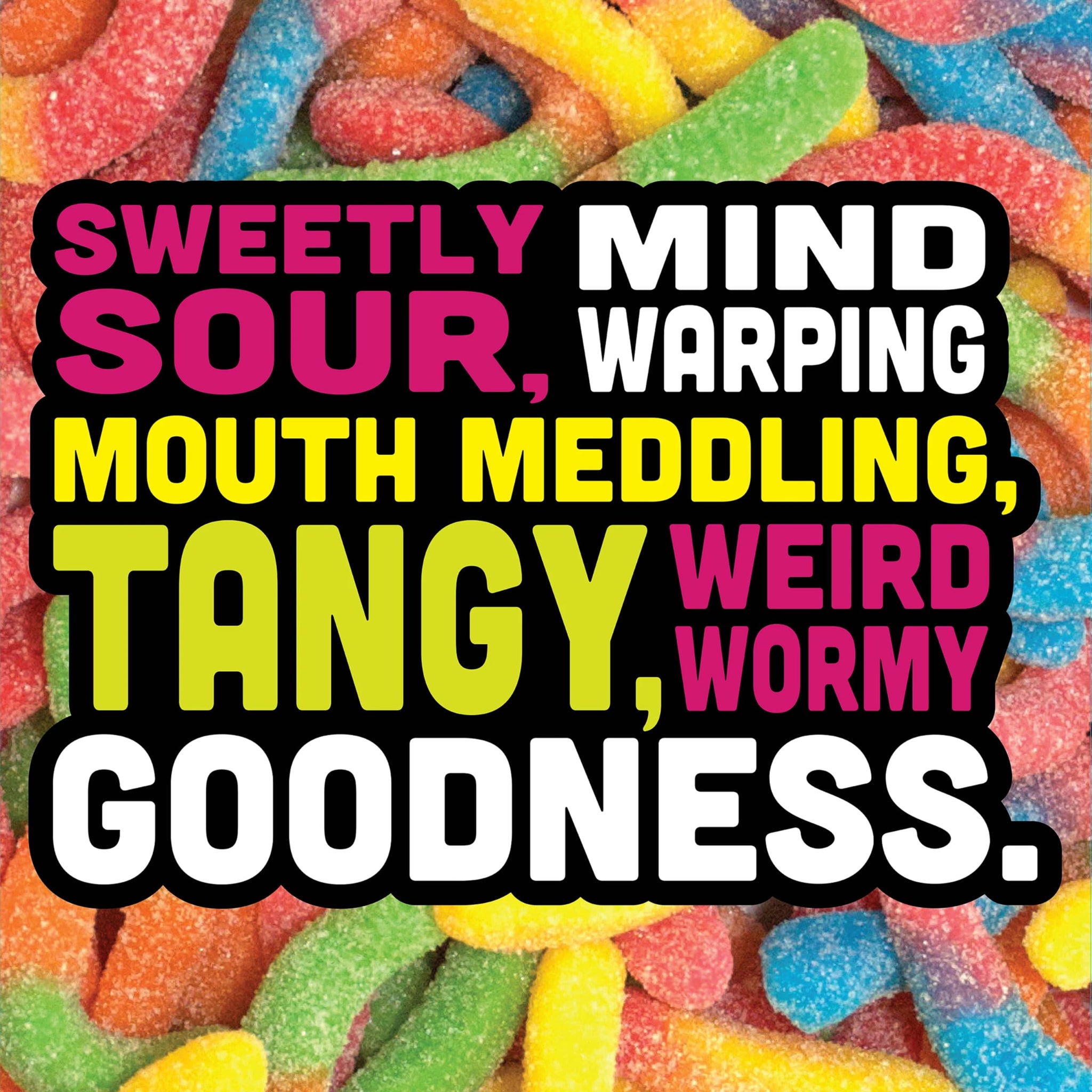 Trolli Sour Brite Crawlers, Candy, Cherry-Lemon, Strawberry-Grape & Orange-Lime, Sweet and Sour, Gummy Worms, 5 oz