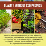Organic Chicken Seasoning - Anything With Wings by Flavor Seed, Carnivore & Keto Poultry Rub & Wing Dust for Chicken, Quail, Duck, Pheasant