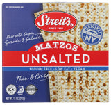 Streits Unsalted Matzo, 11 Ounce