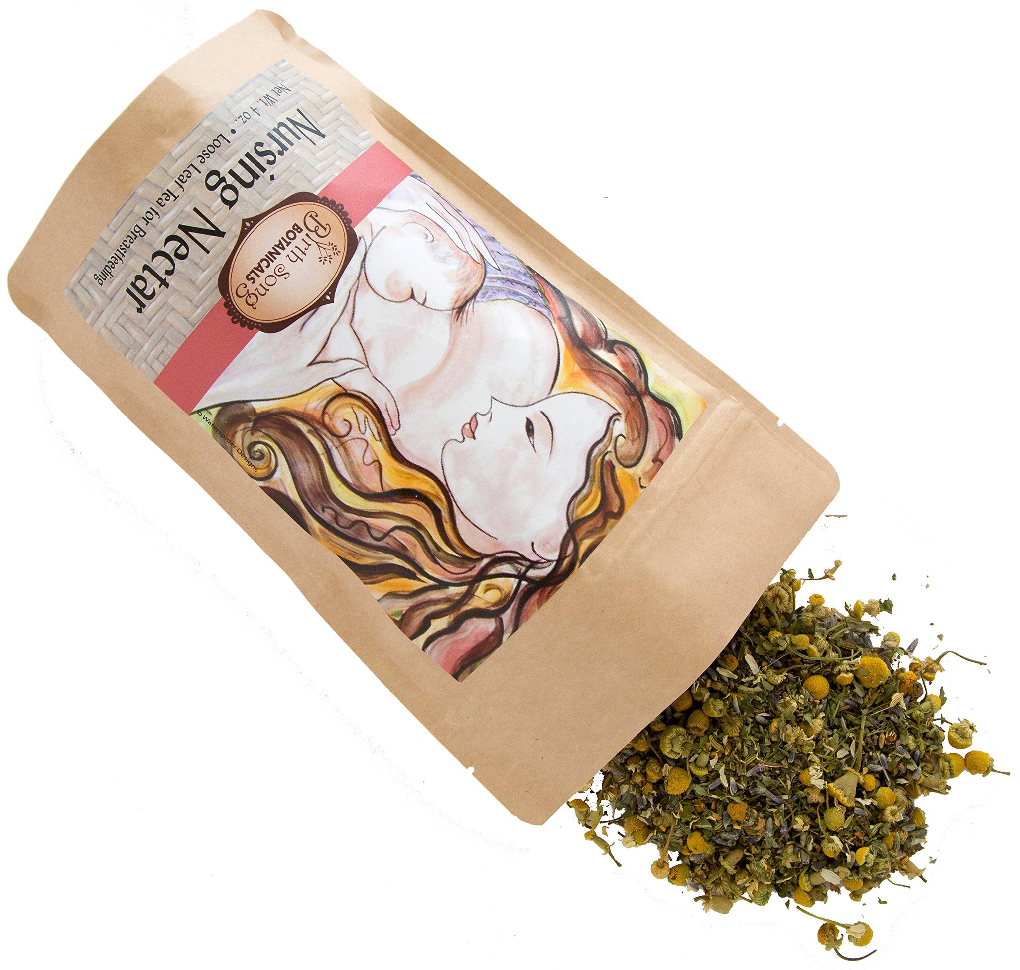 Birth Song Botanicals Nursing Nectar Herbal Breastfeeding Tea - Organic Lactation Tea to Increase Milk Supply, Enhance Milk Production & Breastmilk