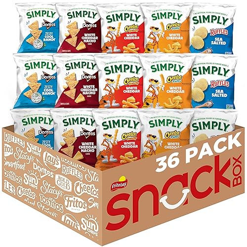 Simply Snacks Variety Pack, 0.875 Oz Bag, 36 Count, Organic, Packaging May Vary