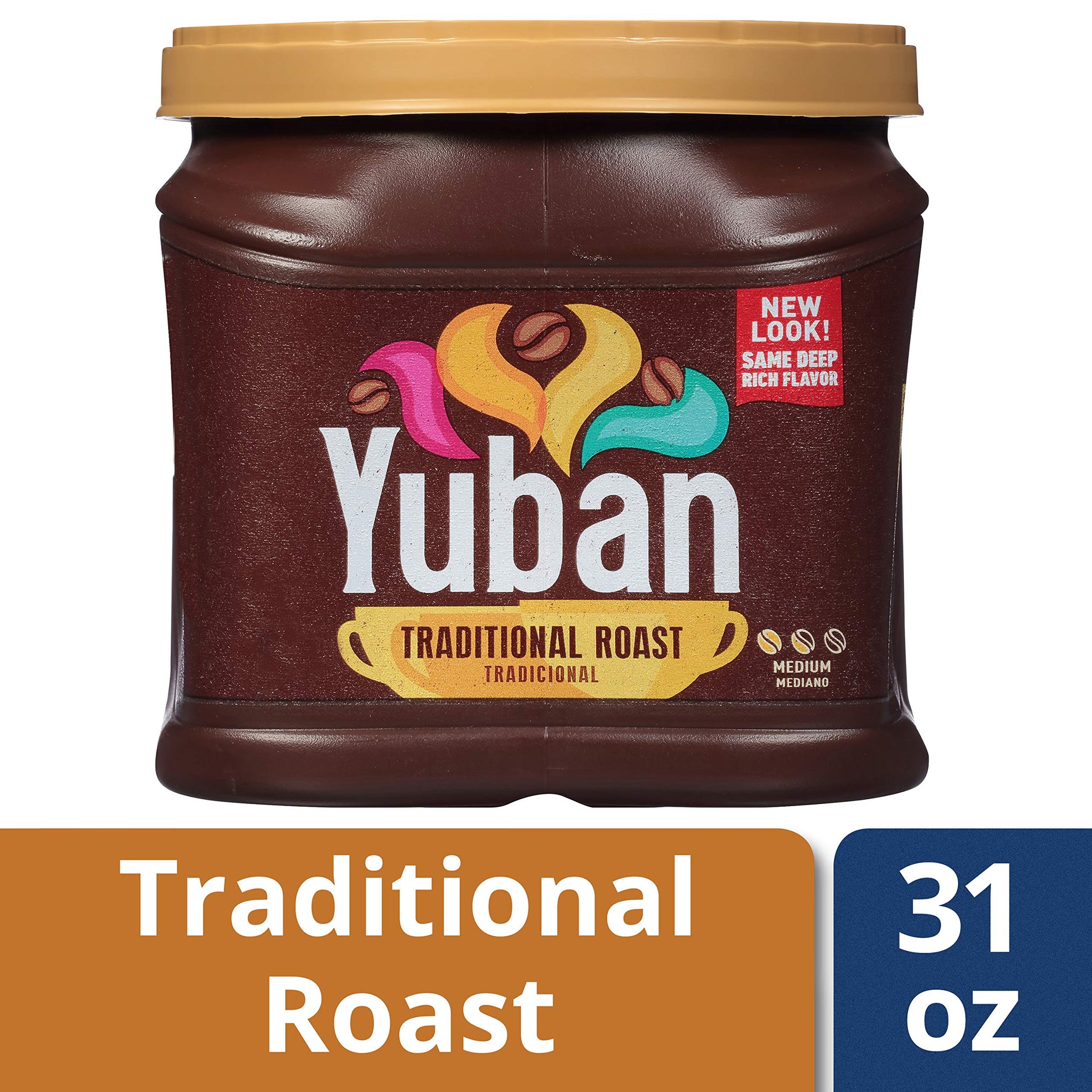 Yuban Traditional Medium Roast Ground Coffee (31 oz Canisters, Pack of 2)