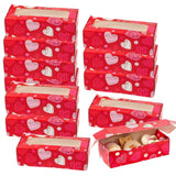 Valentine’s Day Cookie Boxes - Party Supplies - 12 Pieces