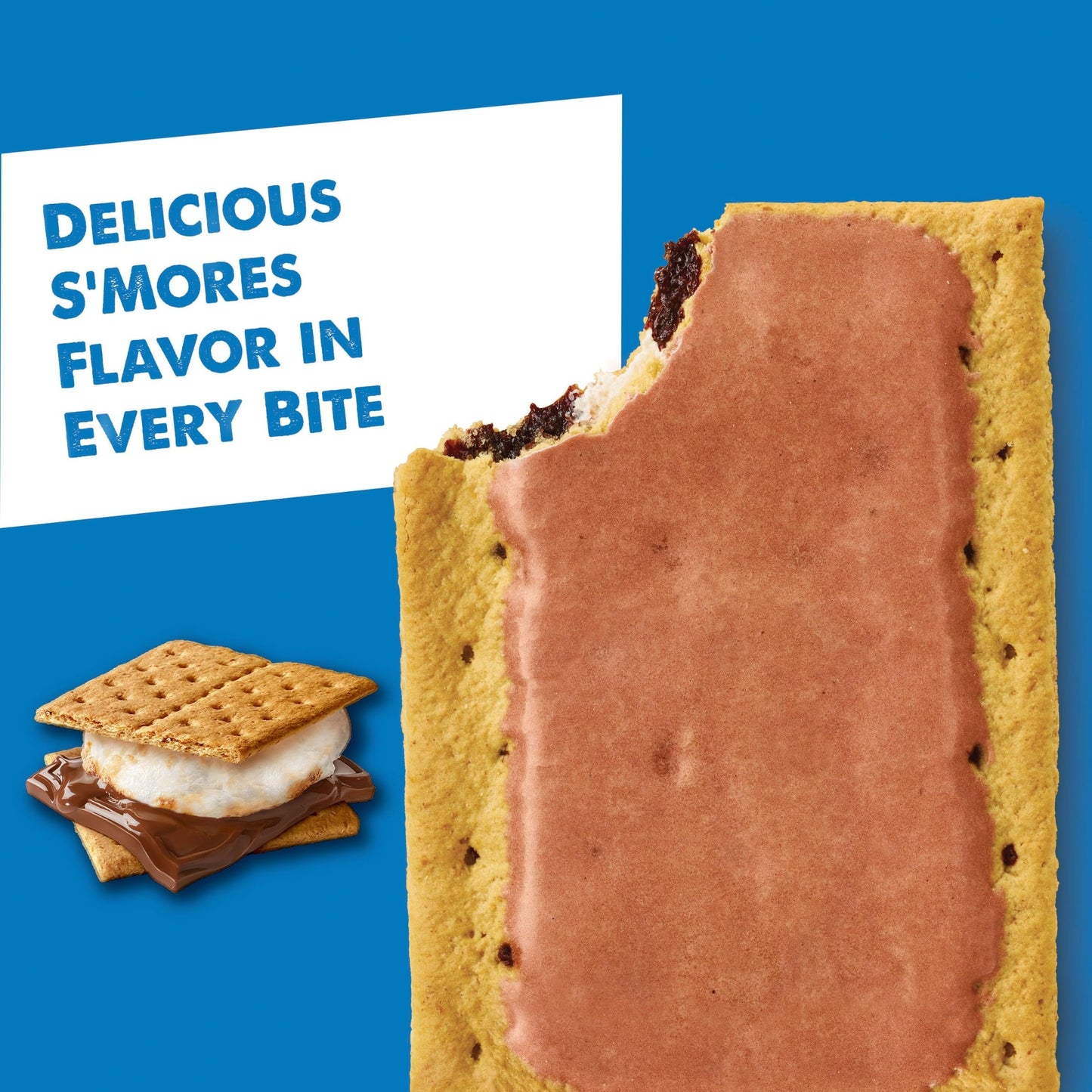 Pop-Tarts Toaster Pastries, Breakfast Foods, Kids Snacks, Frosted S'mores (8 Pop-Tarts)
