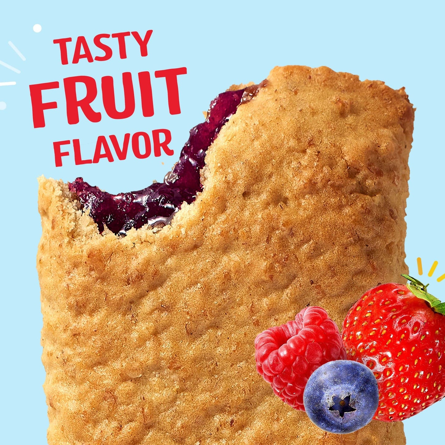 Nutri Grain Kellogg's, Soft Baked Breakfast Bars, Mixed Berry, 10.4oz , 8 Count (Pack of 6)