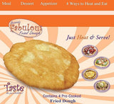 BRIAN'S FABULOUS FRYBREADS - HEAT AND EAT - 8.5" x 6.5oz, 2-4 packs - 8 Count