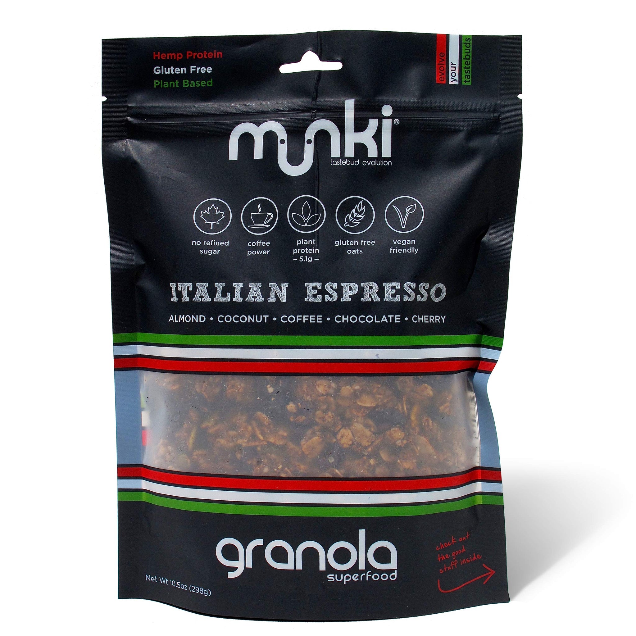 Munki Superfood Granola • The Breakfast Club Variety Pack • All 4 Flavours (Pack of 4)