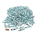 Fun Express Light Blue Foil Wrapped Caramels 2lb Bulk - Baby Shower Favors & Gender Reveal Candy | Individually Wrapped Soft Caramel Creams